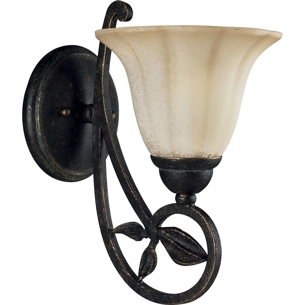 Wall Sconce Light Fixture Victorian Le Jardin Progress Lighting P301284 Espresso